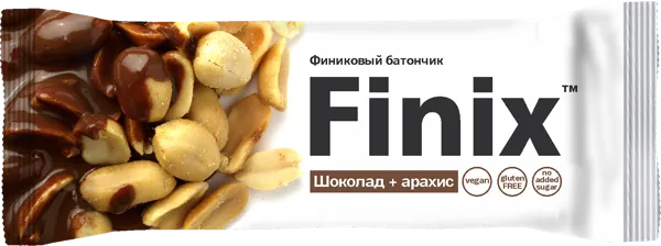 Изображение Батончик финиковый Финикс шоколад арахис Белое дерево м/у, 30 г