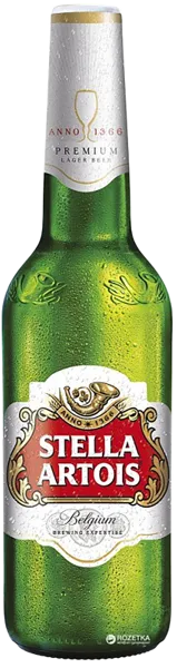 Изображение Пиво светлое 4,8% Стелла Артуа лицензия АБ ИнБев с/б, 0,44 л