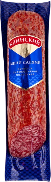 Изображение Колбаса сырокопченая Клинский салями мини Клинский МК , 300 г