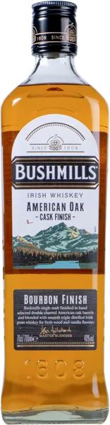 Изображение Виски купажированный Бушмилс американ оак каск финиш 3 Бушмилс с/б, 0,7 л