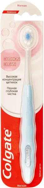 Изображение Зубная щетка мягкая Колгейт кошн клин Колгейт Палмолив п/у, 1 шт