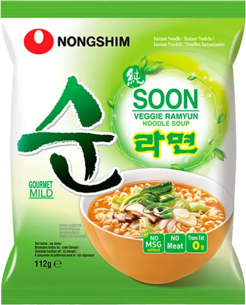 Изображение Лапша быстрого приготовления Нонгшим Сун Вегги Нонгшим м/у, 112 г