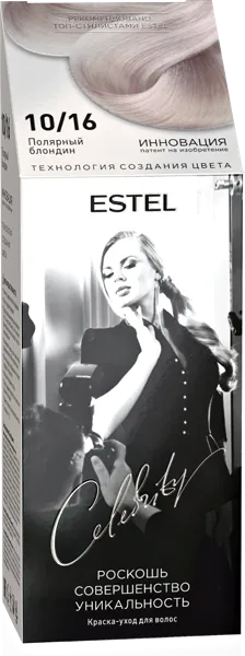 Изображение Краска для волос Эстель селебрити полярный блондин №10/16 Юникосметик к/у, 1 шт