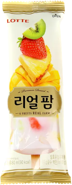 Изображение Десерт замороженный эскимо Лотте реал фруктовое ассорти Лотте м/у, 85 г