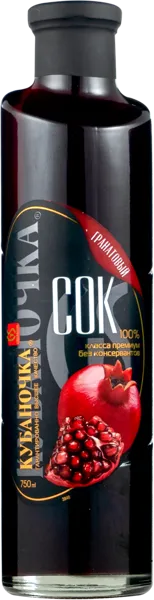Изображение Сок Кубаночка гранат Гранд-Стар с/б, 0,75 л