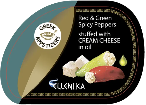 Изображение Перец со сливочным сыром Элленика острый Алми Эс.Эй п/б, 230 г