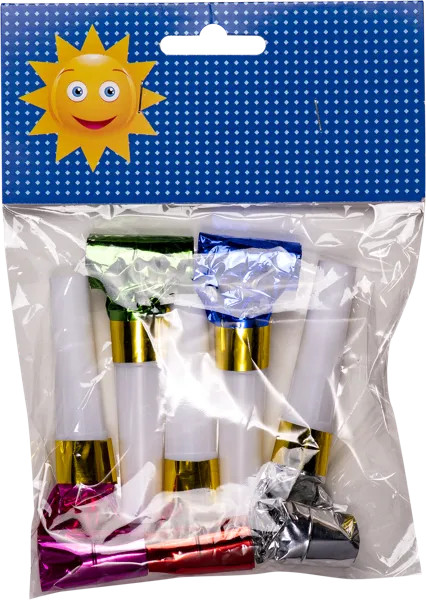 Изображение Язычки праздничные Веселая затея цветные Веселая затея м/у, 6 шт