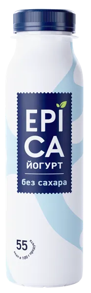 Изображение Йогурт 2,5% питьевой Эпика натуральный Эрманн п/б, 260 мл