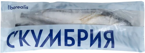 Изображение Рыба замороженная Бореалис скумбрия Норебо Ру в/у, 1 КГ
