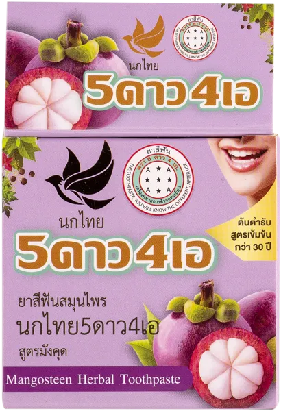 Изображение Зубная паста отбеливающая 5 мангостин травяная Виннер Космед к/у, 25 г