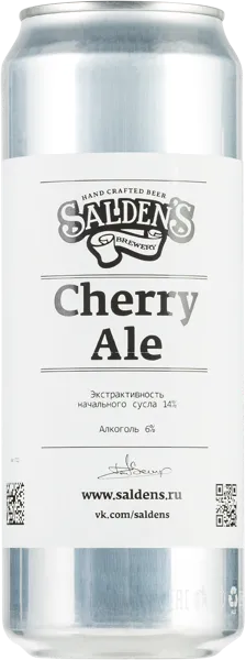 Изображение Пивной напииток Эль 6% Салденс черри эль Добрый хмель ж/б, 0,45 л