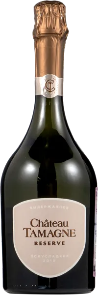 Изображение Вино игристое белое п/сл Шато Тамань ЗНМП резерв Кубань Вино с/б, 0,75 л