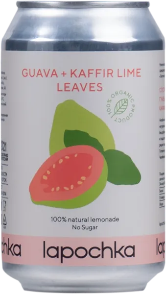 Изображение Напиток газ Лапочка гуава лайм Островица ж/б, 0,33 л