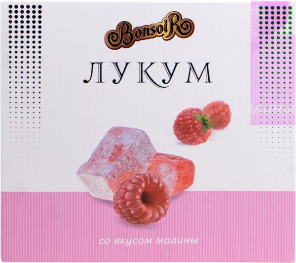 Изображение Лукум Бонсуар малина Бонтрейд кор, 250 г