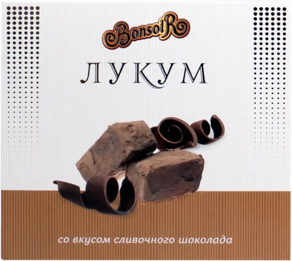 Изображение Лукум Бонсуар сливочный шоколад Ален кор, 250 г