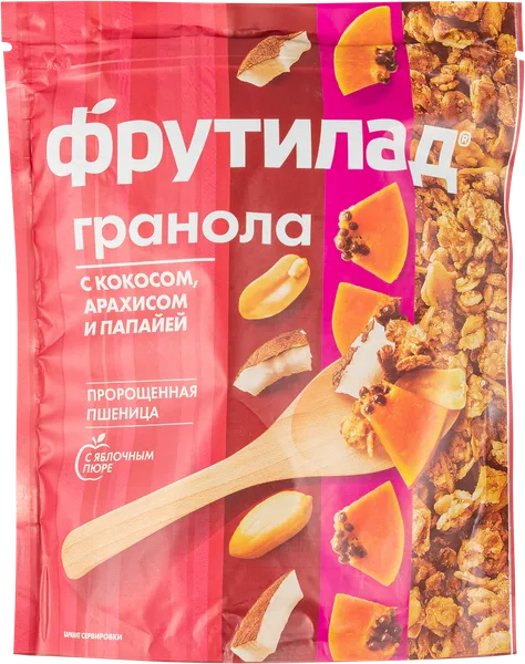 Изображение Гранола Фрутилад кокос арахис папайя Белое дерево м/у, 270 г