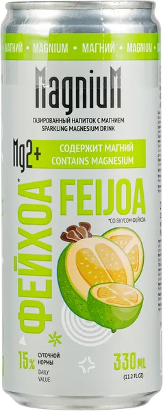 Изображение Напиток газ МагниуМ фейхоа МПМ ж/б, 0,33 л