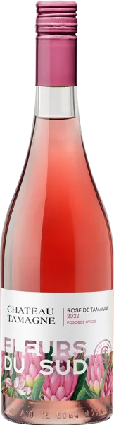 Изображение Вино розовое сухое Траминер Каберне Сов ЗГУ флер дю сюд шато тамань Кубань Вино с/б, 0,75 л