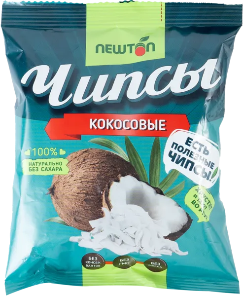 Изображение Чипсы фруктовые Ньютон кокосовые Машбери Гурмэ м/у, 40 г