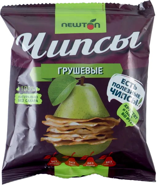 Изображение Чипсы фруктовые Ньютон грушевые Машбери Гурмэ м/у, 25 г