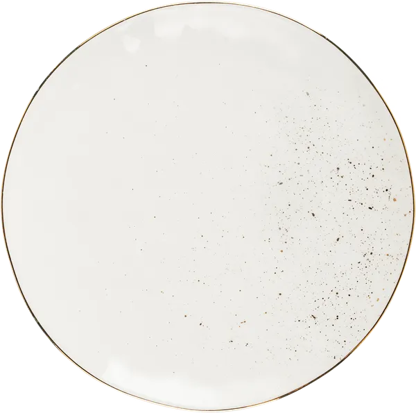 Изображение Тарелка 26см обеденная Бронко голд фарфор Бронко кор, 1 шт