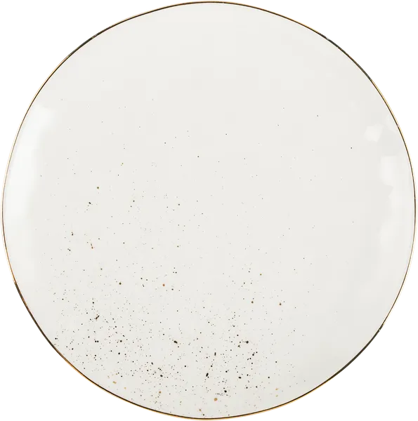 Изображение Тарелка 22см закусочная Бронко голд фарфор Бронко кор, 1 шт