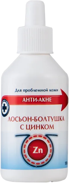 Изображение Лосьон для проблемной кожи ЗД болтушка с цинком Зеленая дубрава п/у, 100 мл
