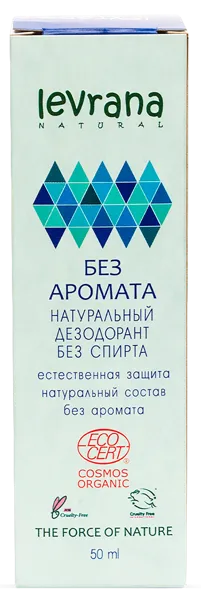 Изображение Дезодорант спрей женский Леврана БИО зеро без аромата Леврана ООО к/у, 50 мл