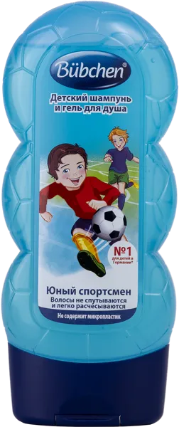 Изображение Шампунь для волос детский Бюбхен юный спортсмен Бюбхен Верк п/у, 230 мл
