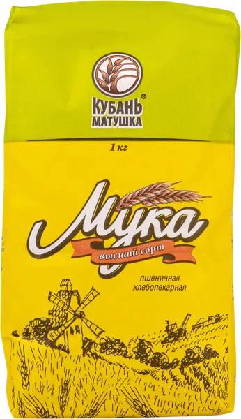 Изображение Мука пшеничная в/с Кубань матушка г. Краснодар Югоптторг-23 м/у, 1 КГ