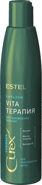 Изображение Бальзам для поврежденн волос Эстель кьюрекс вита-терапия питание Юникосметик п/у, 250 мл