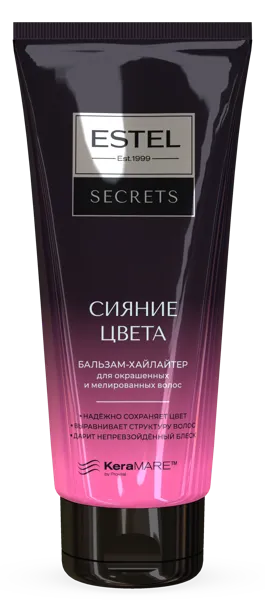 Изображение Бальзам для окрашенных волос Эстель сияние цвета хайлайтер Юникосметик п/у, 200 мл
