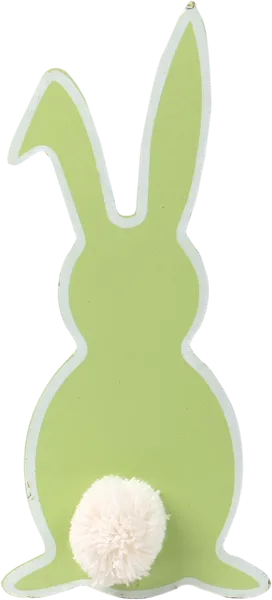 Изображение Фигурка 17см деревянная Кеминг заяц с хвостиком Кеминг , 1 шт