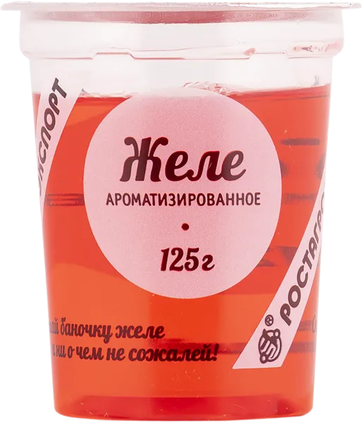 Изображение Желе Ростагроэкспорт клубника РостАгроКомплекс п/б, 125 г