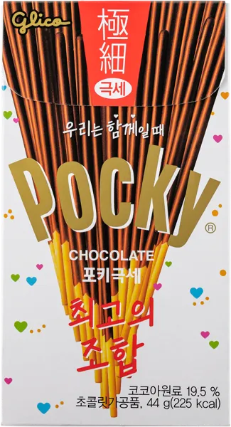 Изображение Соломка с шоколадом Поки супер тонкие Глико кор, 44 г
