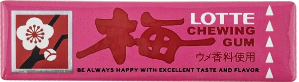 Изображение Жевательная резинка Лотте японская слива Лотте м/у, 31 г