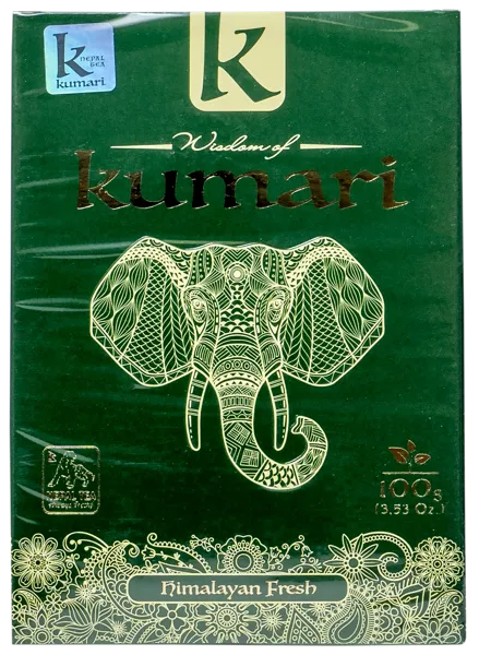 Изображение Чай зеленый Кумари хималаян фреш Континентал Ти кор, 100 г