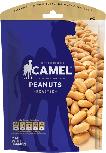 Изображение Арахис жареный Камел соленый Сенг Хуа м/у, 135 г