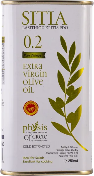 Изображение Масло оливковое 0,29% Физис оф Крит pdo e.v. сития Асмарианаки Мария ж/б, 250 мл