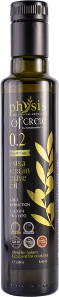 Изображение Масло оливковое 0,2% Физис оф Крит e.v. дорика Асмарианаки Мария с/б, 250 мл