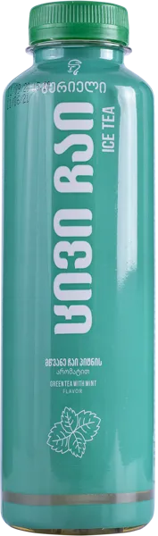 Изображение Напиток зеленый чай Гуриели мята Грузинская ПК п/б, 0,5 л