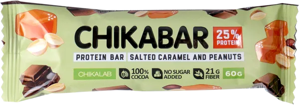 Изображение Батончик протеиновый Чикалаб арахис карамель Фитнес Фуд м/у, 60 г