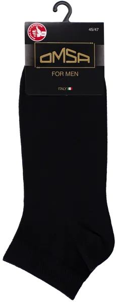 Изображение Носки мужские размер 45-47 Омса классик 201 неро Омса к/у, 1 пара