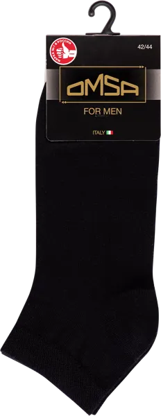 Изображение Носки мужские размер 42-44 Омса классик 201 неро Омса к/у, 1 пара