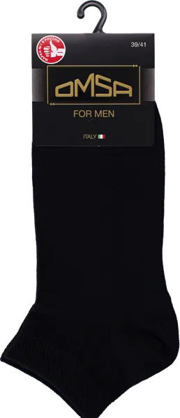 Изображение Носки мужские размер 39-41 Омса классик 201 неро Омса к/у, 1 пара