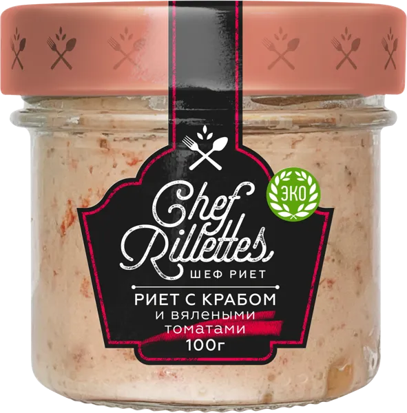 Изображение Риет С крабом Путина вяленые томаты Путина с/б, 100 г