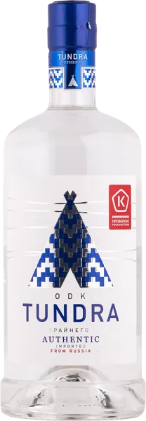 Изображение Водка Спирт Альфа 40% Тундра аутентик Татспиртпром с/б, 0,7 л