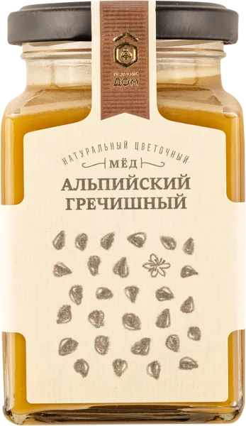 Изображение Мед гречишный Медовый дом альпийский Медовый дом с/б, 320 г