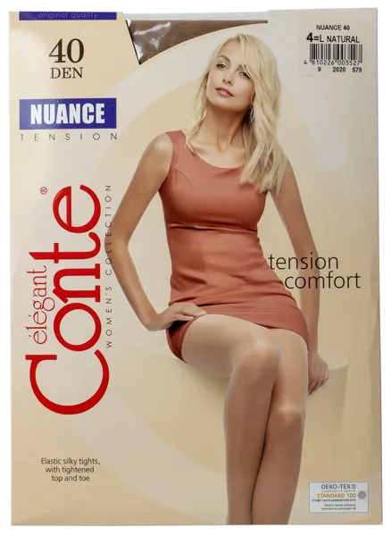 Изображение Колготки 40 ден размер 4 Конте нюанс натурал Конте СПА м/у, 1 шт