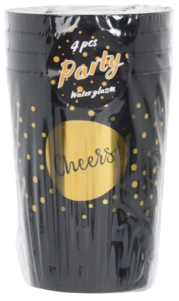 Изображение Одноразовая посуда 300мл черный Купман стакан Купман Интернэшнл м/у, 1 шт